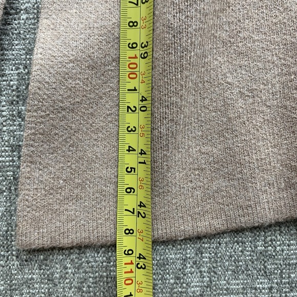 MNG Mango Sweater Cardigan Women Sz S Beige Maxi Knit Coatigan Cozy Casual Boho - Picture 8 of 8